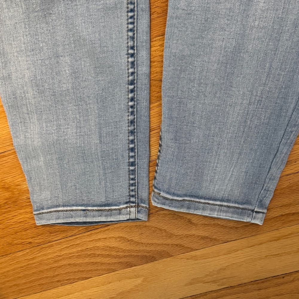 Rewash Light Blue Distressed Skinny Jeans‎ - Picture 4 of 5